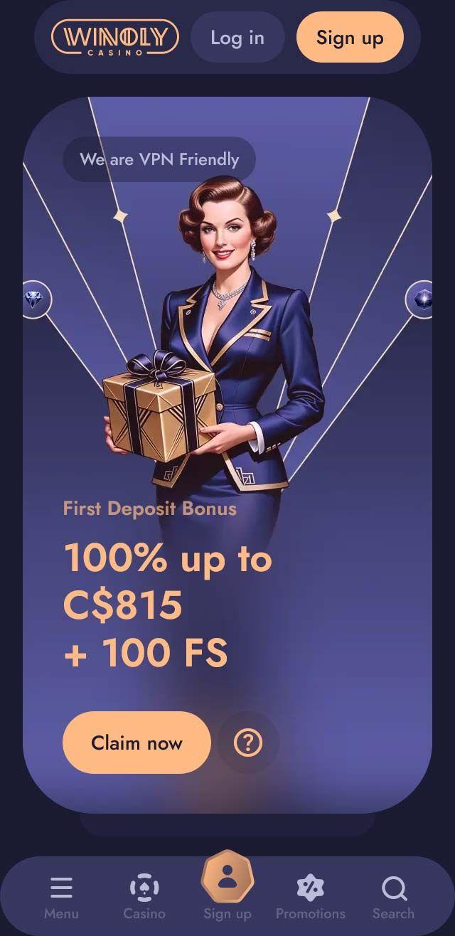 Winoly Casino screenshot 5