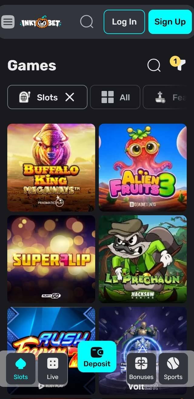 InkyBet Casino screenshot 6