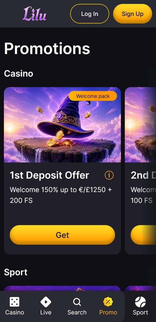 Lilu.bet Casino screenshot 7