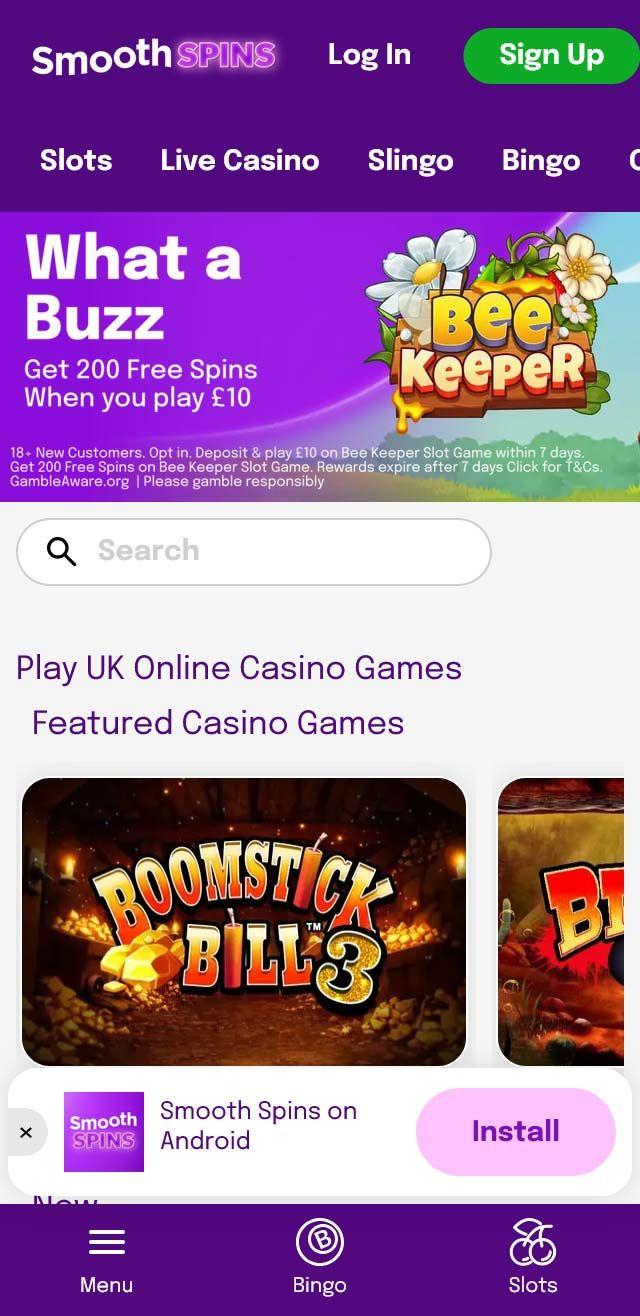 Smooth Spins Casino screenshot 5