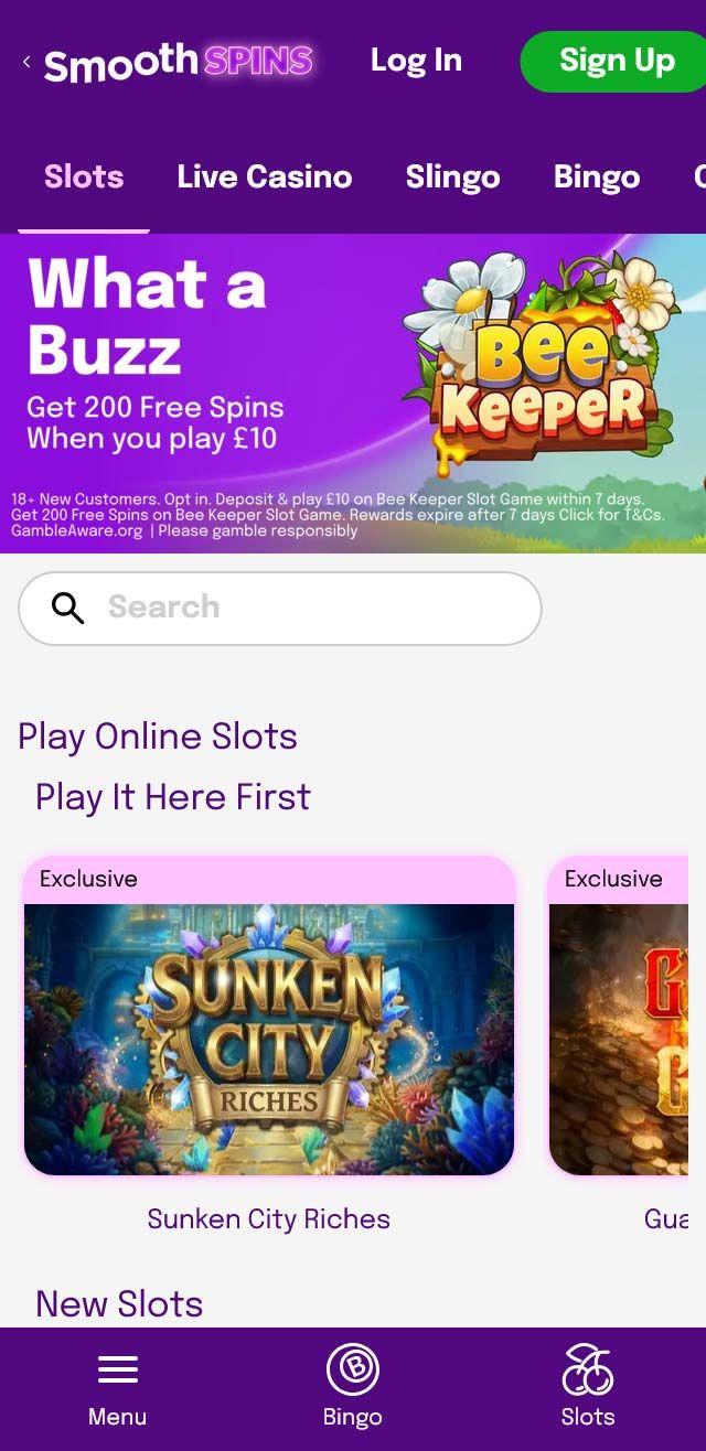 Smooth Spins Casino screenshot 6