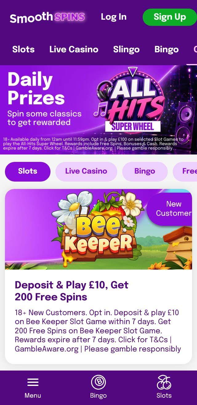 Smooth Spins Casino screenshot 7