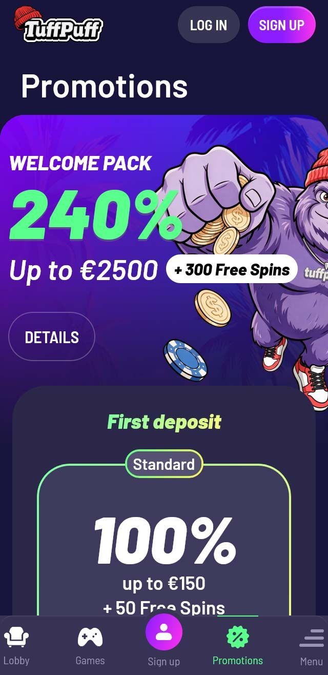 TuffPuff Casino screenshot 7