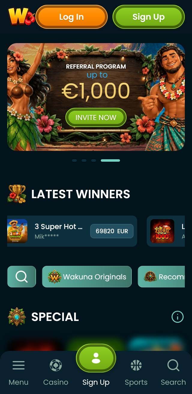 Wakuna Casino screenshot 5