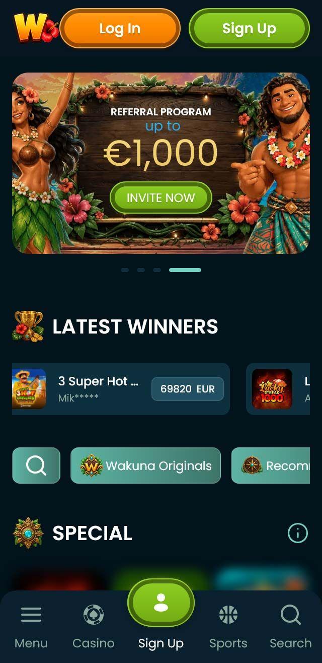 Wakuna Casino screenshot 5