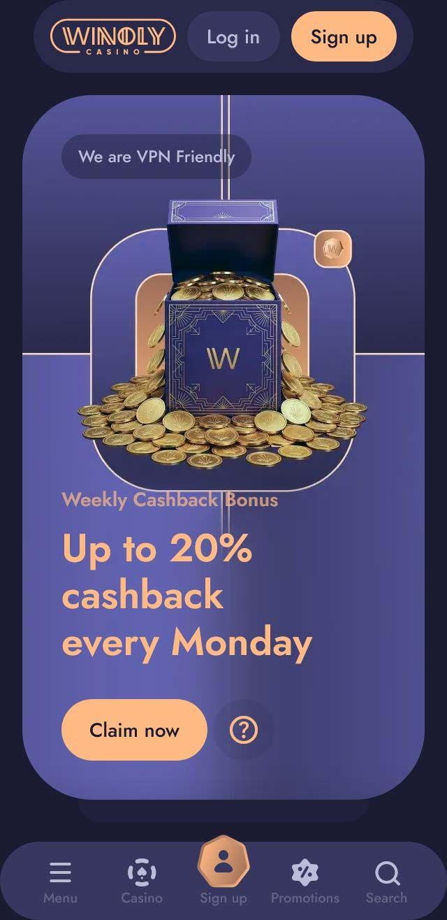 Winoly Casino screenshot 5