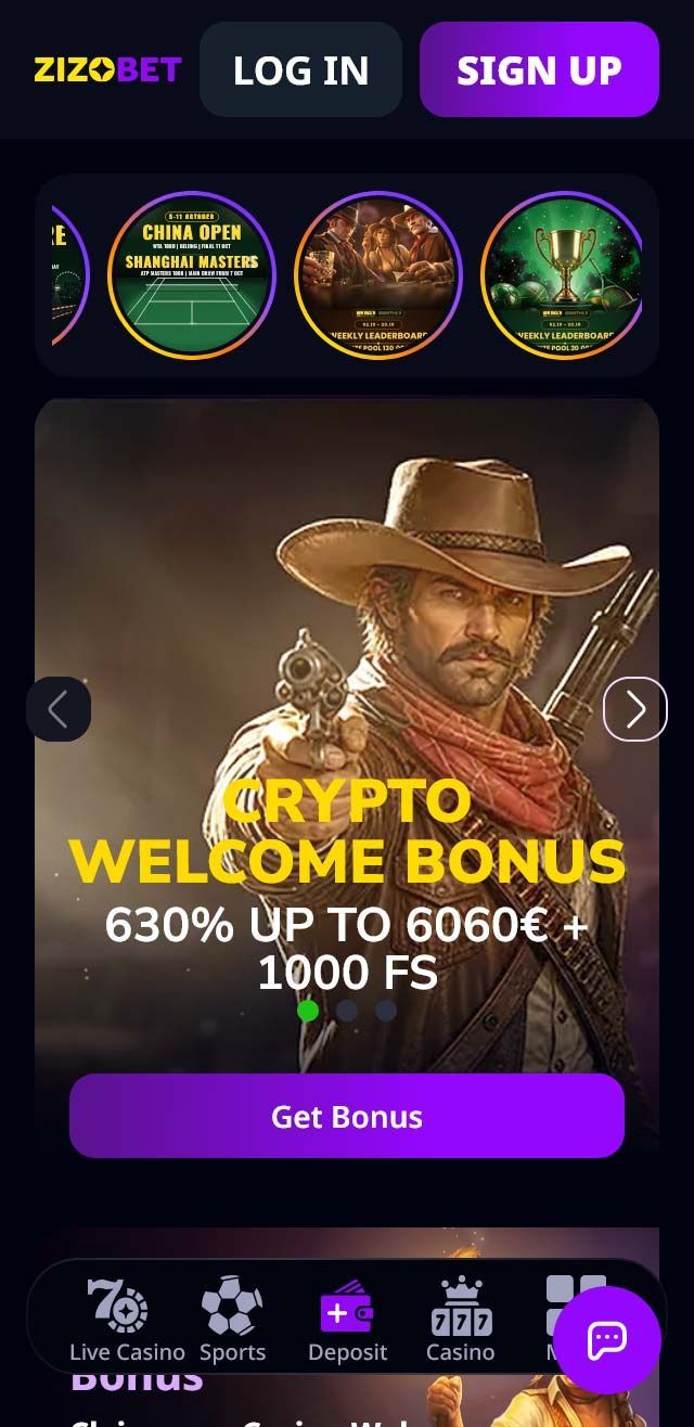 Zizobet Casino screenshot 5