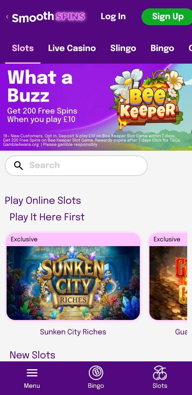 Smooth Spins Casino screenshot 6