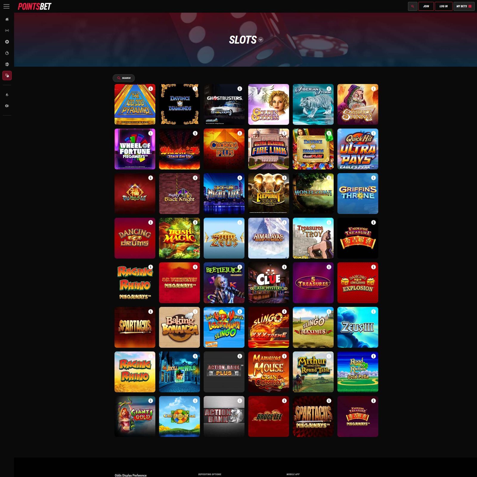 PointsBet Casino screenshot 2