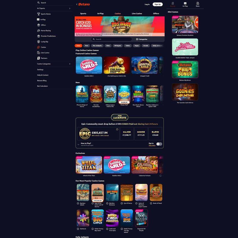 Betano Casino screenshot 1
