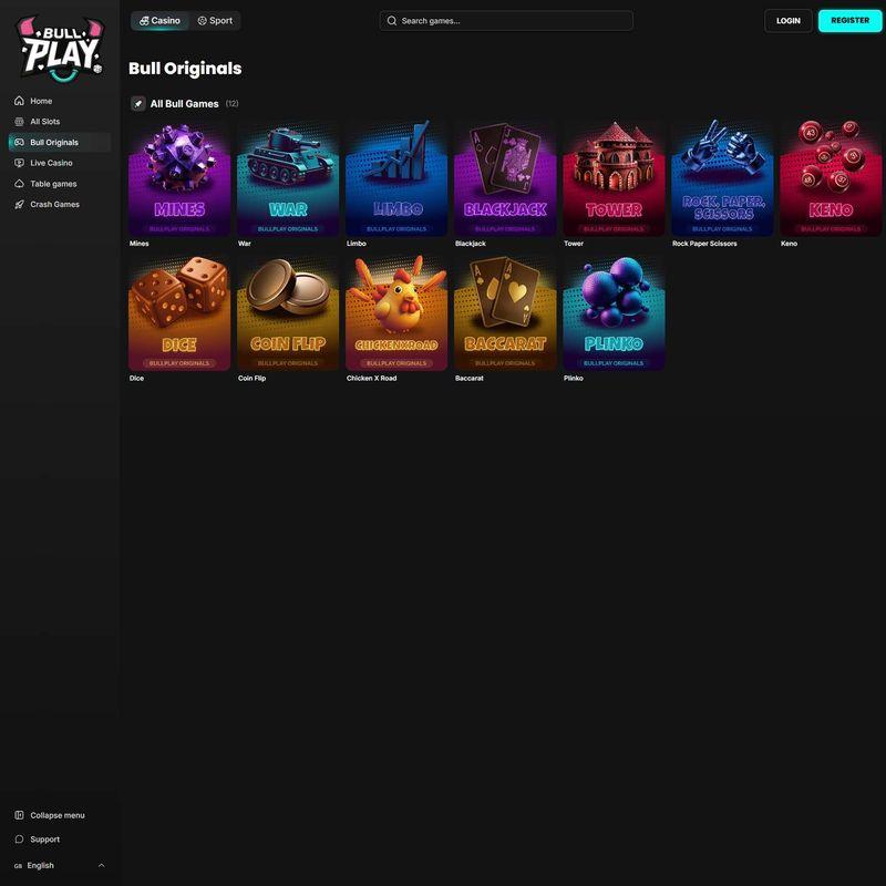 Bull Play Casino screenshot 3