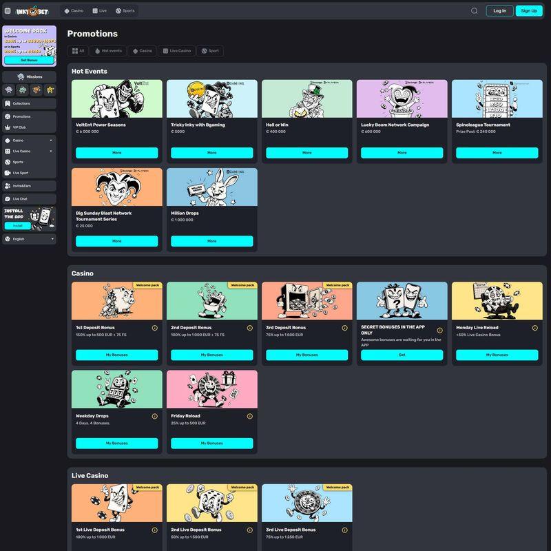 InkyBet Casino screenshot 3