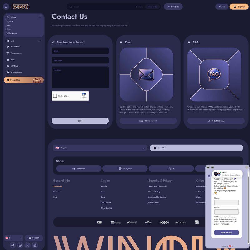 Winoly Casino screenshot 4
