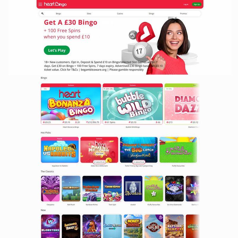 Heart Bingo screenshot 1